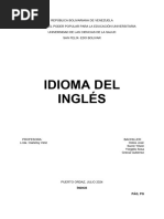 Idioma Del Ingles