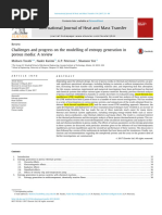 #Review Challenges and Progress On The Modelling of Entropy Generation in