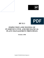 Rp32-3 - Inspection and Testing of In-Service Civil and Mech