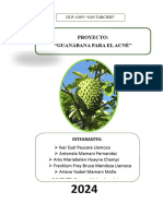 Proyecto de Ciencias Jabón Guanábana