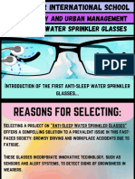 Anti-Sleep Water Sprinkler Glasses