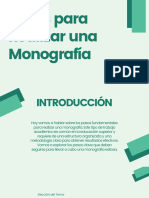 Pasos para Realizar Una Monografía