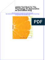 Downloadable Test Bank For The Science of Psychology An Appreciative View 2nd Edition King Download PDF Full Chapter