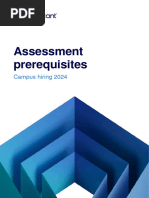 Assessment Prerequisite - Technical Assessment