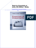 Test Bank For Essentials of Investments, 9th Edition: Bodie Download PDF Full Chapter