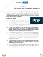 Edital 0192024 Processo Seletivo para Bolsas - Curso de Especializacao em Comunicacao Ǫuantica