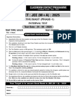 Internal Test - Iit - Enthusiast - Phase-1 - 24-04-2024 - SC