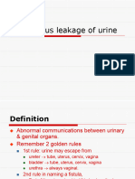 7 - Continuous Leakage of Urine