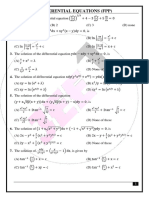 Differential Equations (FPP) : 1. The Degree of The Differential Equation