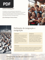 Imigração e Emigração