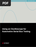 Using An Oscilloscope For Automotive Serial Bus Testing