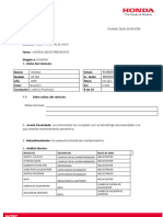 Informe Tecnico #Honda 512995