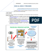 ACCESO AL LÉXICO. Precisión en La Lectura