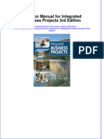 Solution Manual For Integrated Business Projects 3rd Edition Download PDF Full Chapter