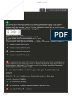 Avaliação I - Individual GEOMETRIA