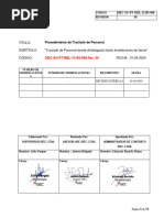 SIEC-SG-PT-MEL-12183-008 Rev. 00 Procedimento Traslado de Personal