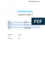 5.5 Stiochiometry QP - Igcse Cie Chemistry - Extended Theory Paper