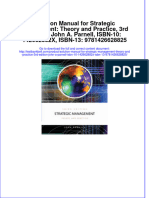 Solution Manual For Strategic Management: Theory and Practice, 3rd Edition, John A. Parnell, ISBN-10: 142662882X, ISBN-13: 9781426628825