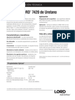 Datasheet - LORD 7420 Urethane Adhesive (Mexican Spanish) DS3436MS