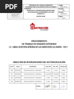 SSTMA-PR-10 Procedimiento de Trabajo en Horario Extendido