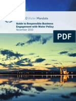 Guide Responsible Business Engagement Water Policy