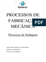 PROCESSOS DE FABRICAÇÃO MECÂNICA - Pietro Palazzo