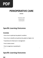 Perioperative Care