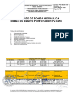 PTS MARC 108 Reemplazo de Bomba Doble en Equipos PV-351E