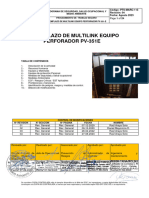 PTS MARC 113 Reemplazo de Multilin Equipo PV-351E