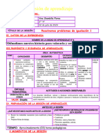 Sesión Resolvemos Problemas Igualando Agregando - 2° Martes