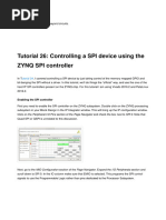 Tutorial 26 Controlling A SPI Device Using The ZYNQ SPI Controller Beyond Circuits