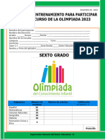 Ejercicio de Entrenamiento Olimpiada Delconocimiento