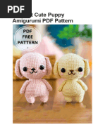 Crochet Cute Puppy Amigurumi PDF Pattern