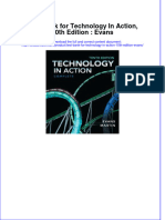 Test Bank For Technology in Action, 10th Edition: Evans Download PDF Full Chapter