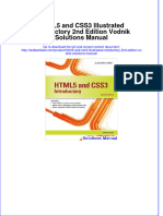 HTML5 and CSS3 Illustrated Introductory 2nd Edition Vodnik Solutions Manual Download PDF Full Chapter