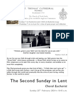 Lent 2 Eucharist