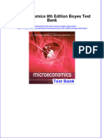 Microeconomics 9th Edition Boyes Test Bank Instant Download All Chapter