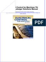 Electrical Control For Machines 7th Edition Lobsiger Solutions Manual Download PDF Full Chapter