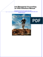 Financial and Managerial Accounting 4th Edition Wild Solutions Manual Instant Download All Chapter