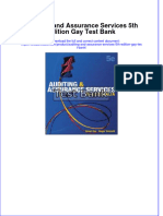 Auditing and Assurance Services 5th Edition Gay Test Bank Instant Download All Chapter