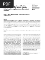 Weiss Et Al 2016 Assessing The Negative and Positive Emotion Dependent Nature of Risky Behaviors Among Substance