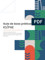 Guia de Boas Práticas de Implementação e Operacionalização de Plano de Ação de Emergência de Barragens