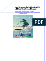 Beginning and Intermediate Algebra 5th Edition Miller Solutions Manual Instant Download All Chapter