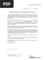 B) Carta de Autorización de Uso de Imagen y Voz (1) ..