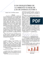 Análise Do Desequilíbrio de Tensão e Corrente Na Rede de Distribuição de Energia Elétrica