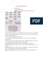 Database System Architecture Work