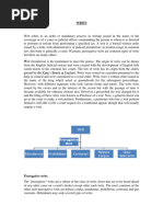 Writ Against Fundamental & Civil Rights