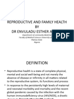 Reproductive and Family Health (0) - 1