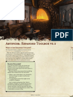 Artificer - The Expanded Toolbox - GM Binder