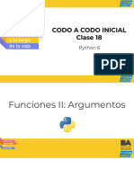 Clase 18 - Python 6 - Funciones II - Argumentos